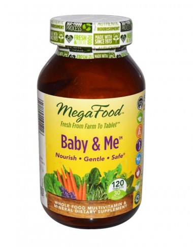 Mega Food-Baby & Me organic vitamins for pregnant women supplement