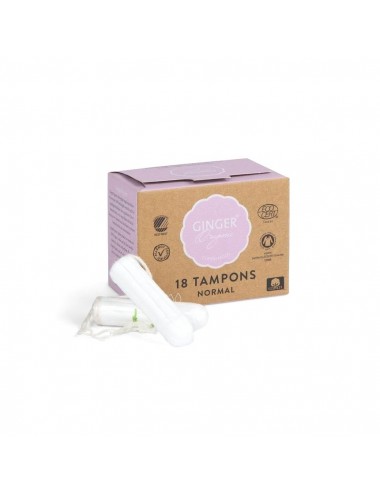 Ginger Organic-Tampons without Applicator Normal 18 pcs