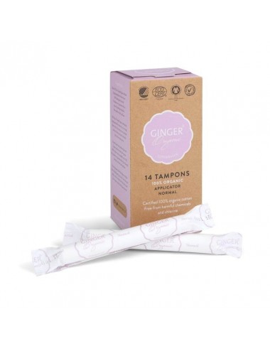Ginger Organic-Tampons with Applicator Normal 14pcs
