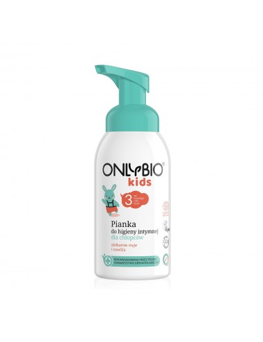 OnlyBio-Kids intimate hygiene foam for boys from 3 years of age