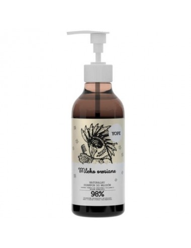 Naturalny szampon do włosów Mleko Owsiane 300ml