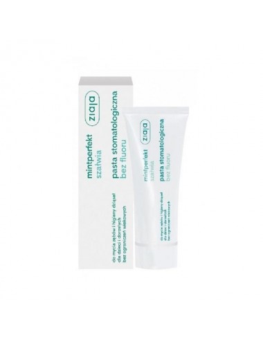 Ziaja Mintperfect Sage Toothpaste without Fluorine 75ml