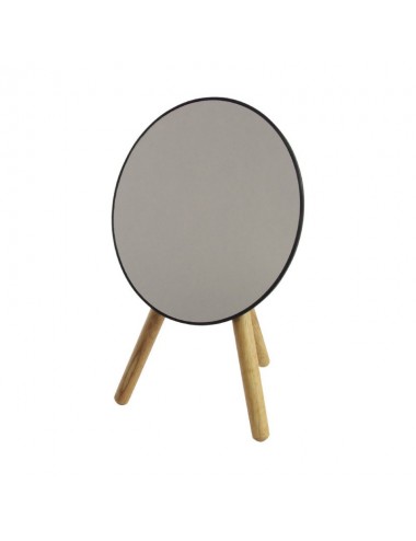 Donegal-One-sided standing mirror with wooden legs 4543
