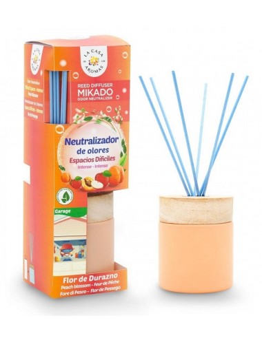 La Casa de los Aromas-Mikado Special Odor Neutralizer Garage scented sticks Peach