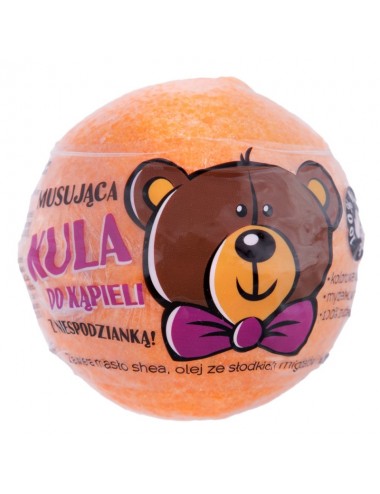 LaQ Kula Sparkling Bath Ball with a surprise Orange 120g