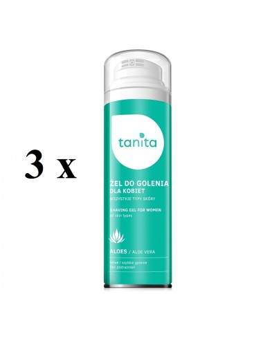 Tanita - Shaving Gel for Women Aloes 3x200ml