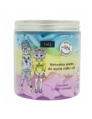 LaQ - Natural Foam for Washing Hands & Body for Kids 250ml