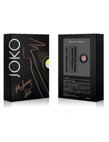 Joko Makeup Set 2 Eyeliner + Eye Shadow + Brown Pencil