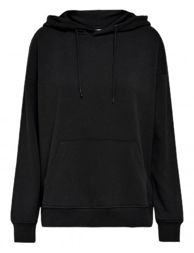 Only Women's Hoodie Sweatshirt Plain Black