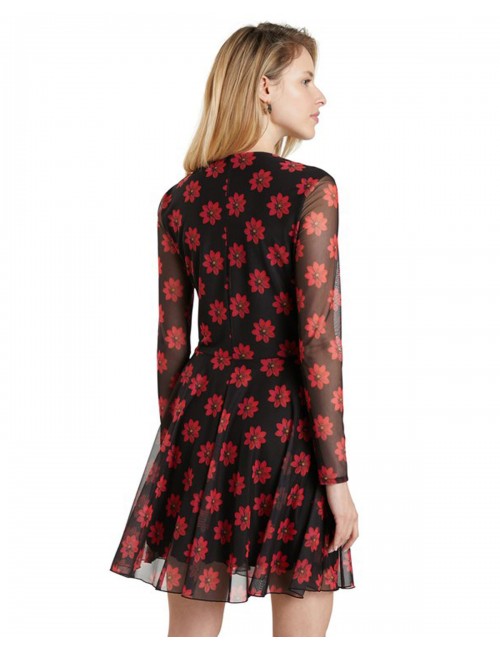 Desigual Women's Flower-Print_Mini Dress