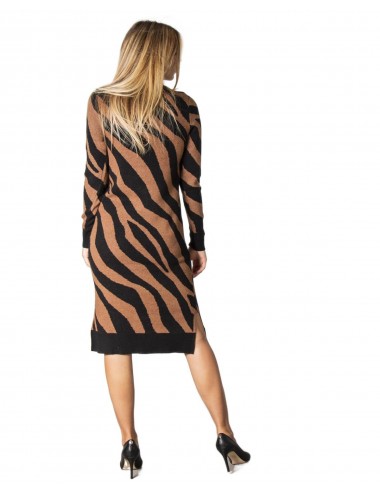 Vila Clothes Dress-Animal Print-Long Sleeves