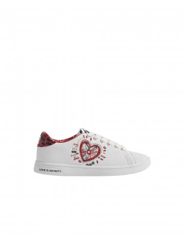 Desigual Women's Sneakers Red Heart