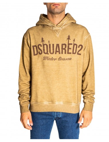 Dsquared2 Men's Hoodie Sweatshirt Light Brown