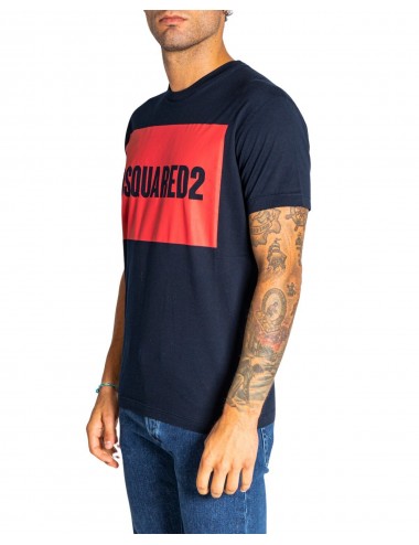 Dsquared2 Men's Logo-Printed T-Shirt Dark Blue