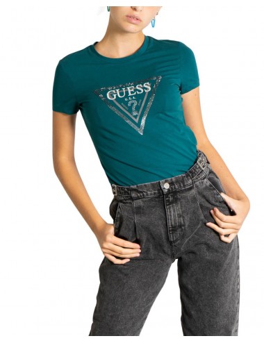 Guess Women's T-Shirt Green
