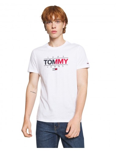 Tommy Hilfiger Jeans Men's Round Neck T-Shirt White