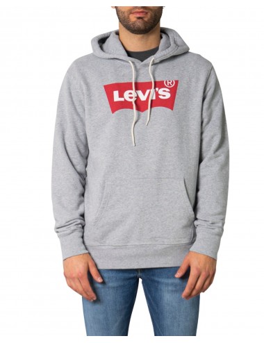 Levi's Men's Hoodie Sweatshirt Grey
