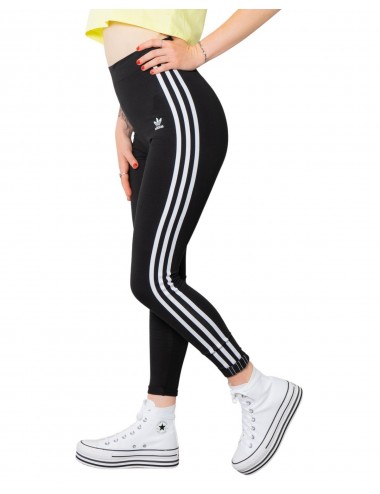 Adidas 3 Stripes-Logo-Print-High Waisted-Women's Leggings