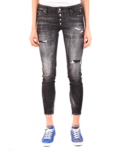 Dsquared Women's Worn Out Jeans Black