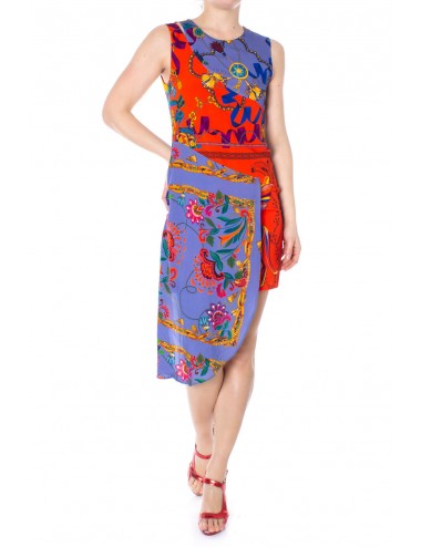 Desigual Coloured-Floral Print-Mini Dress