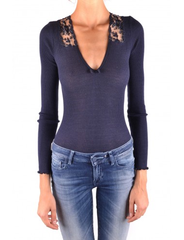 Pinko Long Sleeves-V-Neckline-Fitted Tops