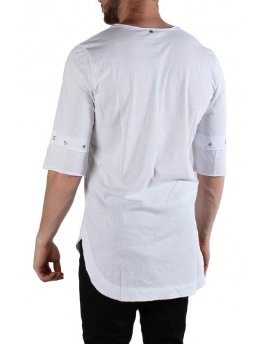 Absolut Joy Men's T-Shirt 3/4 Sleeves-White