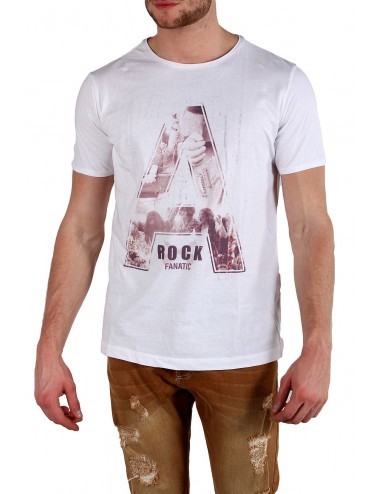 Absolut Joy Men's T-Shirt Printed-White