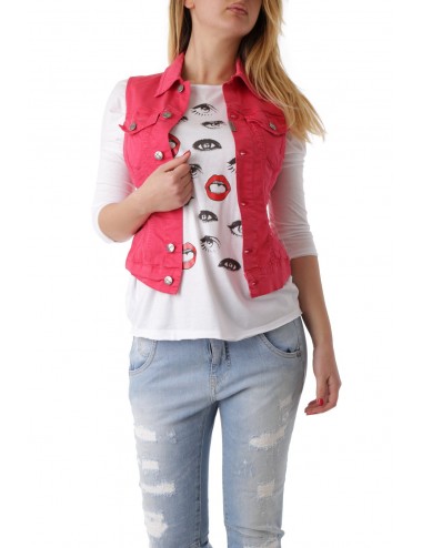 Sexy Woman Vest-Red