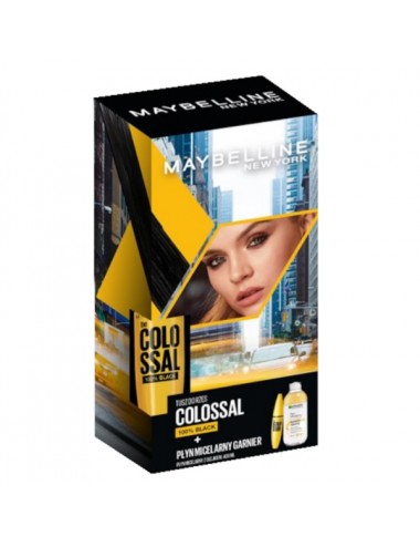 Maybelline Set The Colossal 100% Black Mascara + Garnier Skin Naturals