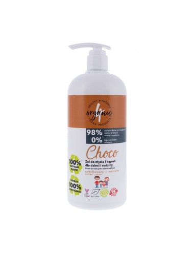 4organic-Choco natural washing and bathing gel for children and families