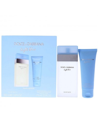 Dolce & Gabbana-Light Blue Woman set eau de toilette spray 100ml + body cream
