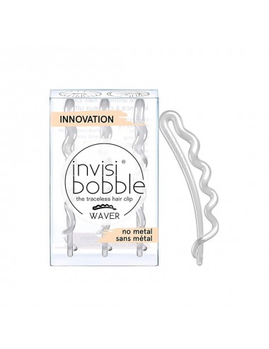 Invisibobble Waver Crystal Clear Hairpins 3 pcs