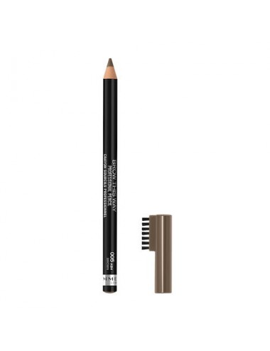 Rimmel Brow This Way Professional eyebrow pencil with brush 05 Ash brown