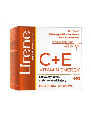 Lirene - Vitamin Energy C+E Nourishing Deep Moisturizing Cream 50ml