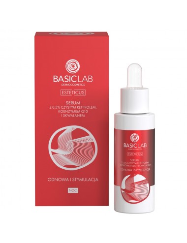 BasicLab-Esteticus serum with pure retinol 0.5% Renewal and Stimulation 30ml