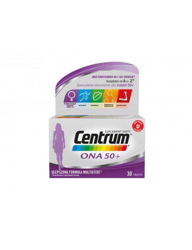 Centrum-Vitamins and Minerals for women over 50 supplements