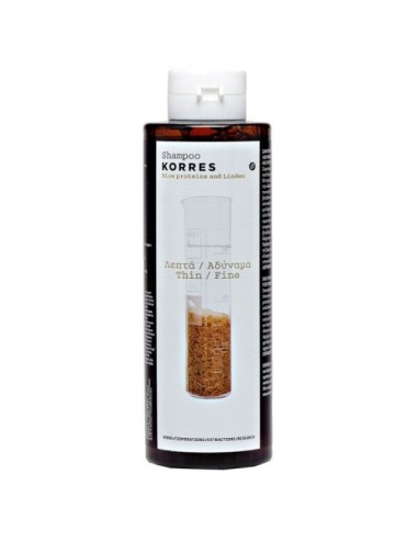 Korres - Shampoo for Thin/Fine Hair with Rice Proteins and Linden 250ml