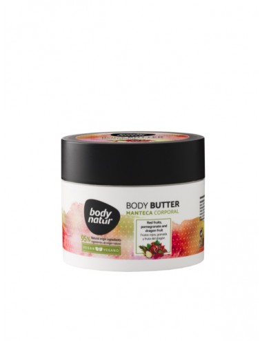 Body Natur-Body Butter Creamy  Red Fruit Pomegranate and Pit