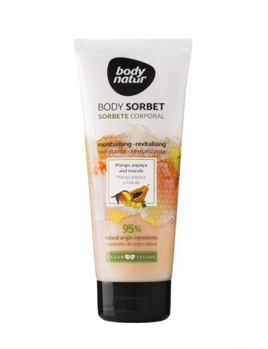 Body Natur-Body sorbet moisturizing and revitalizing Mango and Papaya