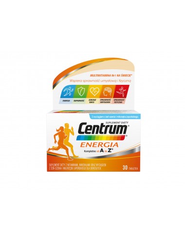 Centrum-Vitamin energy with ginseng extract food supplement 30