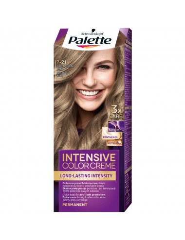 Intensive Color Creme farba do włosów w kremie 7-21 Popielaty 