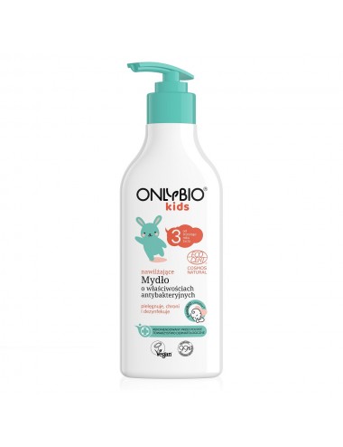 OnlyBio-Kids hand soap with antibacterial properties from the age of 3