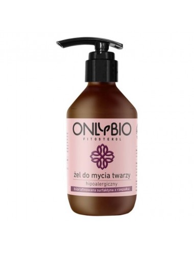 Only Bio-Phytosterol hypoallergenic face wash gel with Bio-refined