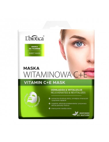 Vitamin C+E Mask maska witaminowa C+E w postaci nasączonej tkan