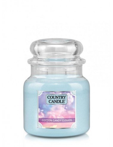 Średnia świeca zapachowa z dwoma knotami Cotton Candy Clouds 4