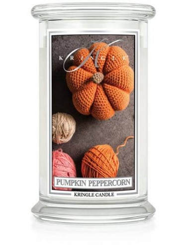 Duża świeca zapachowa z dwoma knotami Pumpkin Peppercorn 623g