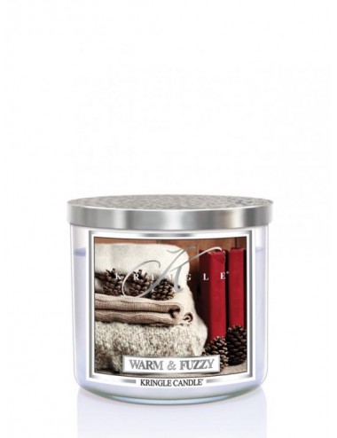 Tumbler świeca zapachowa z trzema knotami Warm and Fuzzy 411g