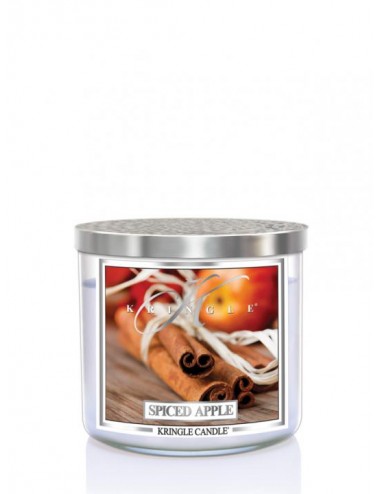 Tumbler świeca zapachowa z trzema knotami Spiced Apple 411g