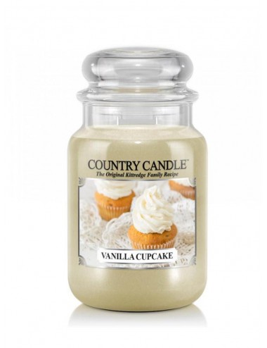 Duża świeca zapachowa z dwoma knotami Vanilla Cupcake 652g