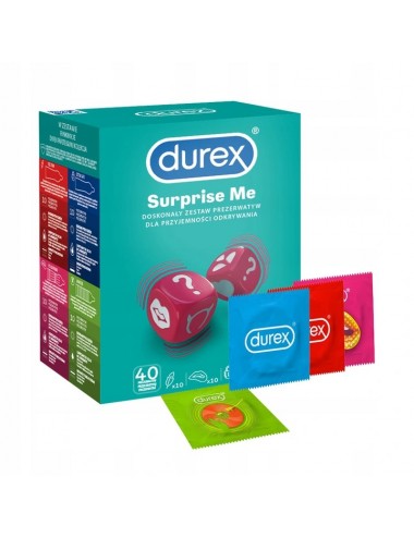 Suprise Me mix prezerwatywy 40 szt dla przyjemności odkrywania